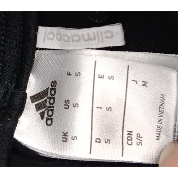 Adidas Pant Men Small Black Climacool 3-Stripes Track Athletic Train Ankle Zip - Picture 5 of 9